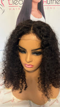 Customized  Virgin Malaysian Deep wave  Transparent 5x5 Closure Wig! 16 inches