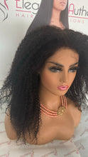 Virgin Malaysian Kinky Curly Transparent  Frontal 13X4 Wig 18 inches