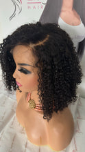 Virgin Malaysian Kinky Curly  Top  Lace  5X5  Closure  Wig! 14 inches