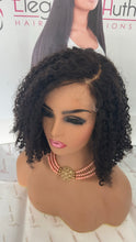 Virgin Malaysian Kinky Curly  Top  Lace  5X5  Closure  Wig! 14 inches