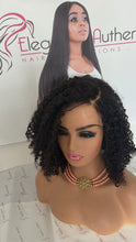 Virgin Malaysian Kinky Curly  Top  Lace  5X5  Closure  Wig! 14 inches