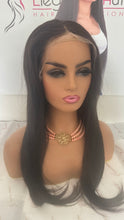 Virgin Brazilian  Straight frontal  Wig! 18'' 13x4
