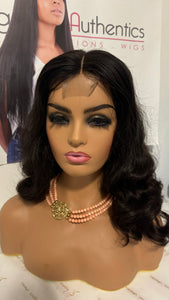 Virgin Brazilian loose wave  Double Drawn 2X6 Top Lace Closure 16 Inches