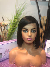 Customized  Virgin Malaysian Straight  Lace Frontal 13x6  Side Part Bob Wig!